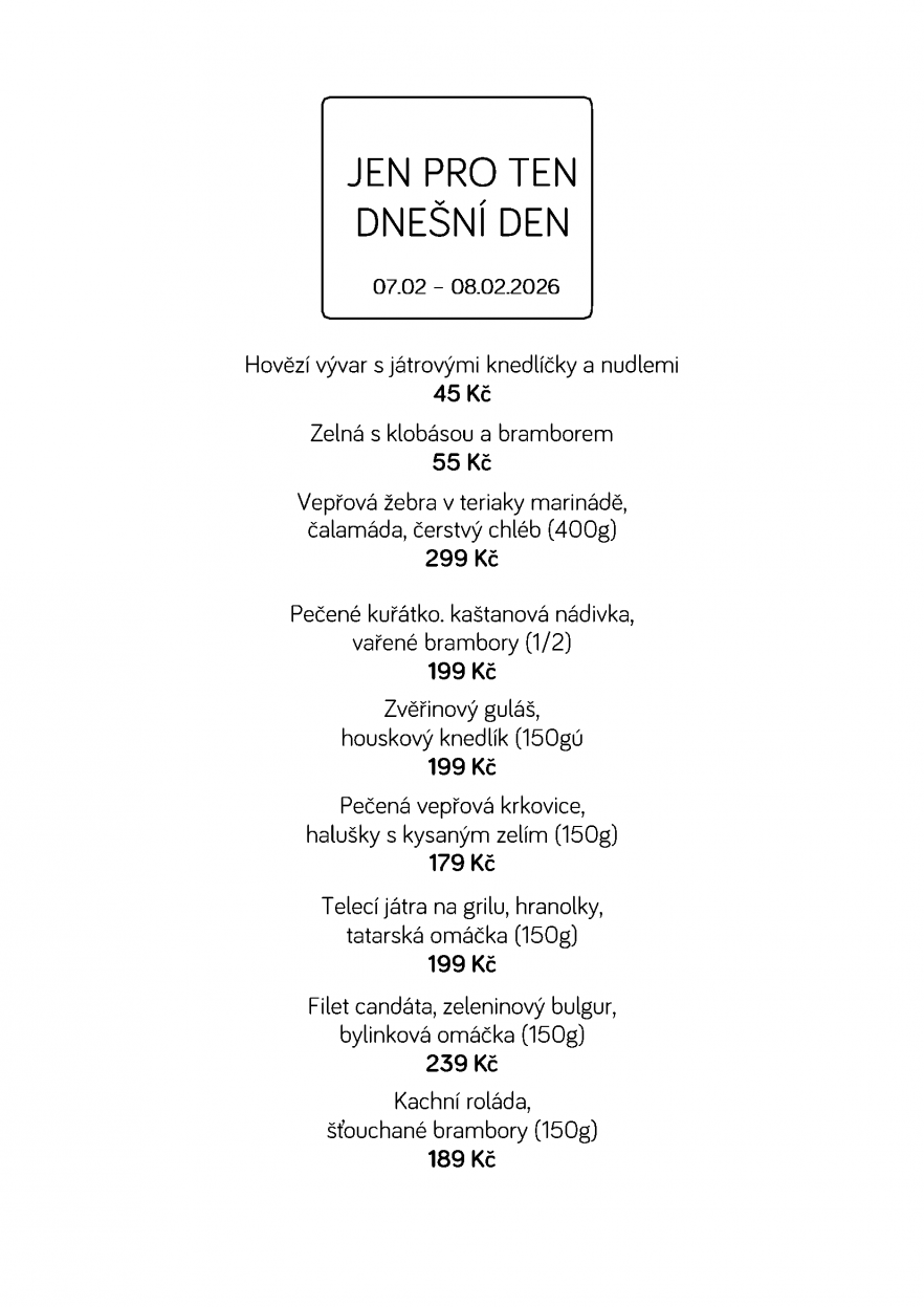 Denní menu