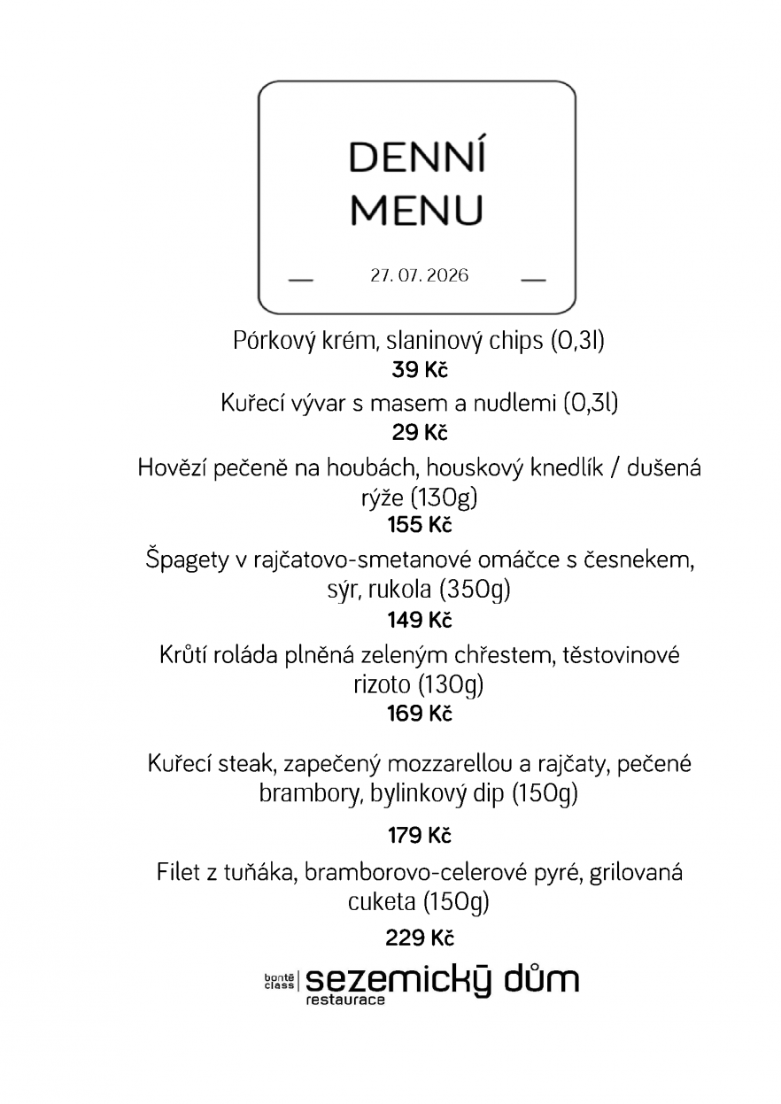 Denní menu