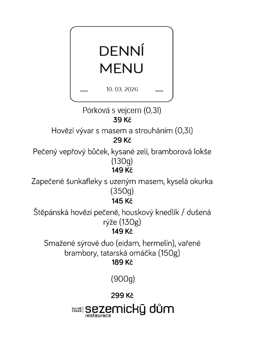 Denní menu