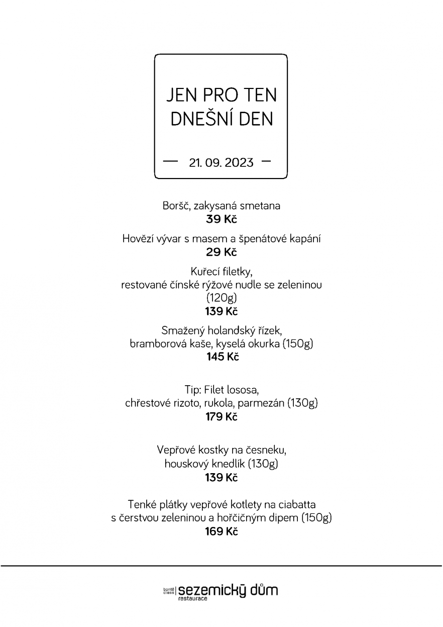 Denní menu