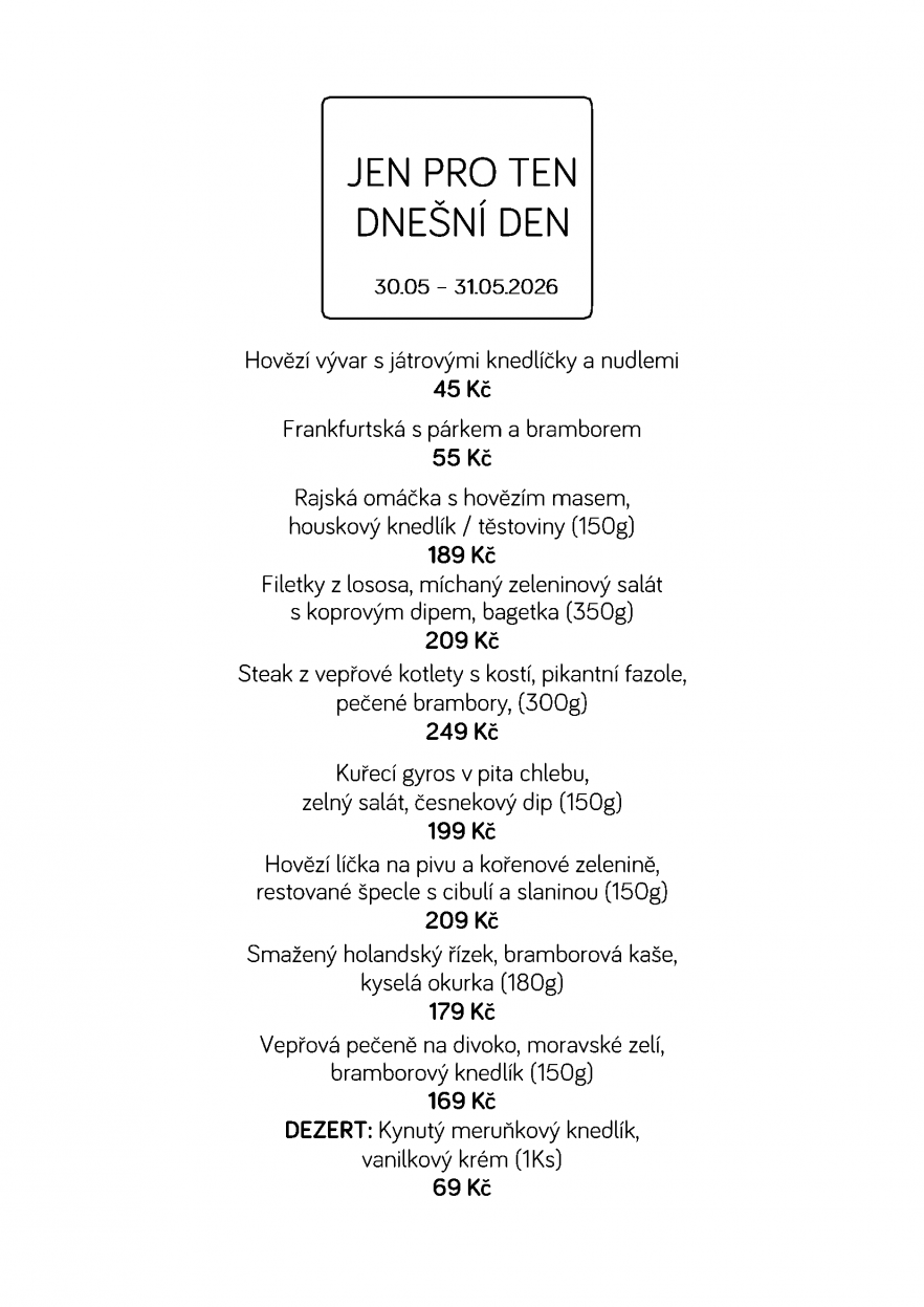 Denní menu