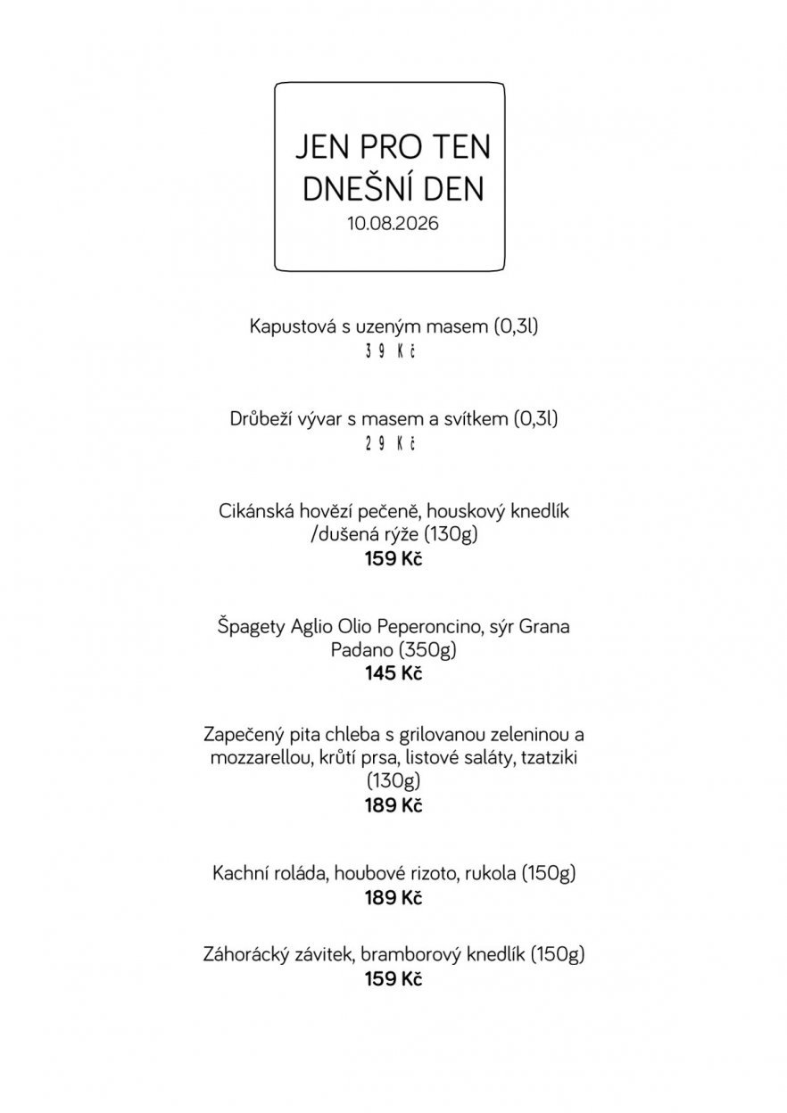 Denní menu