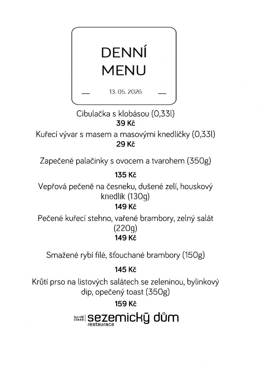 Denní menu