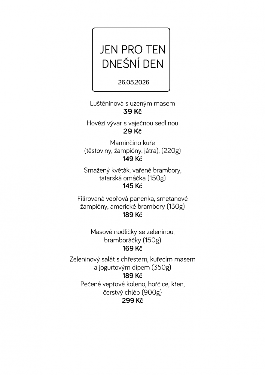 Denní menu