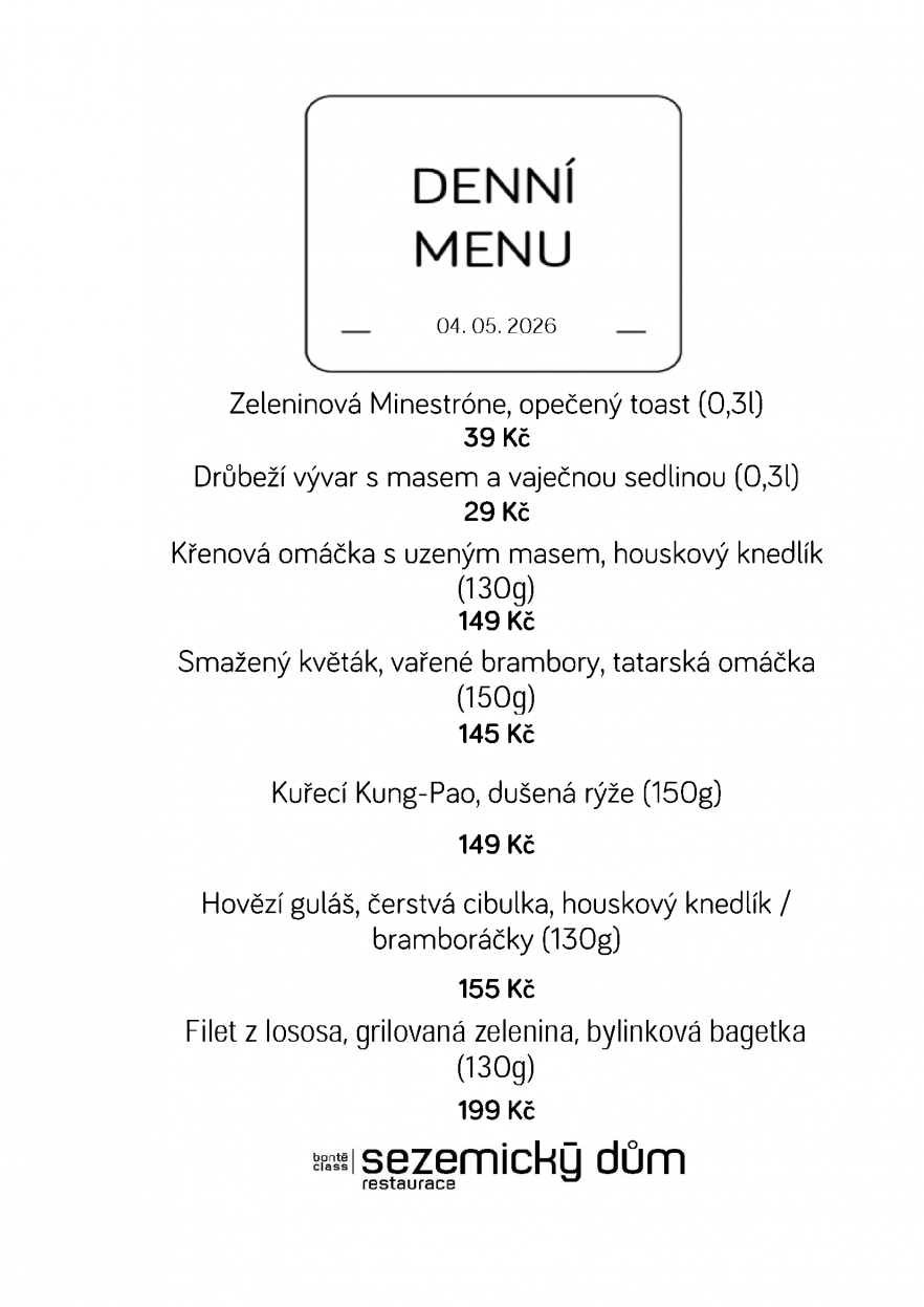 Denní menu