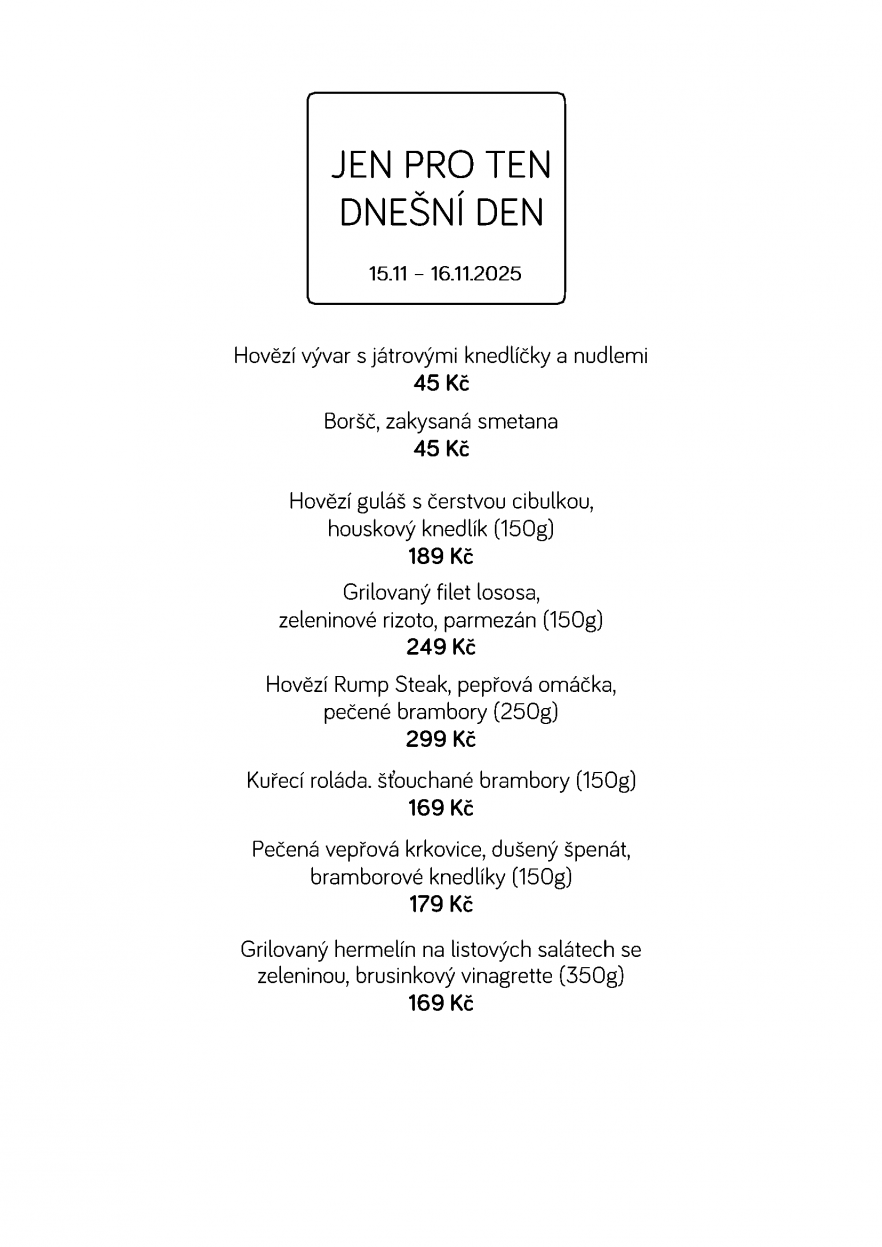 Denní menu