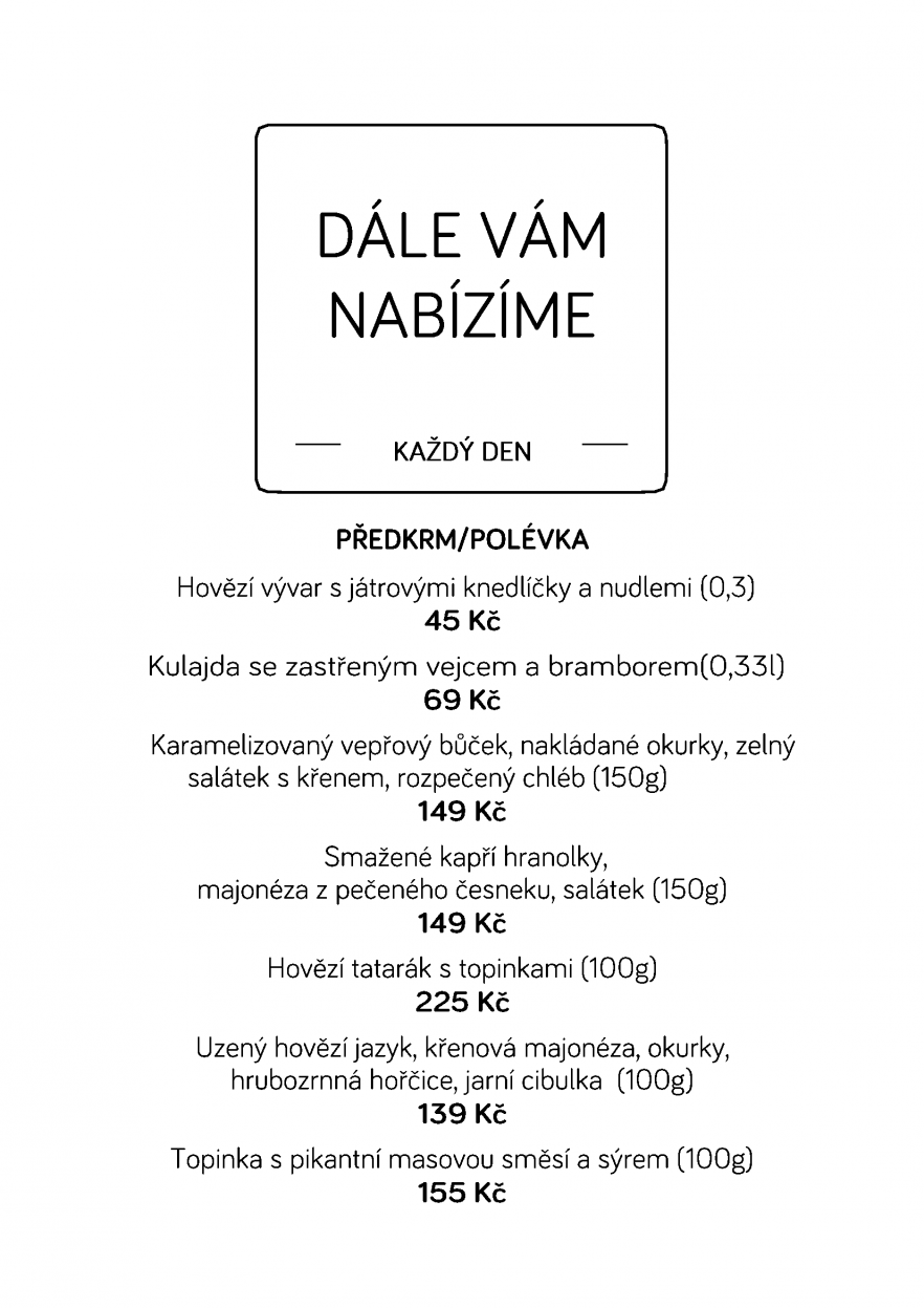 Denní menu