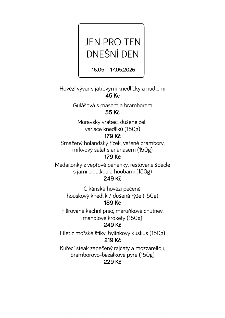Denní menu