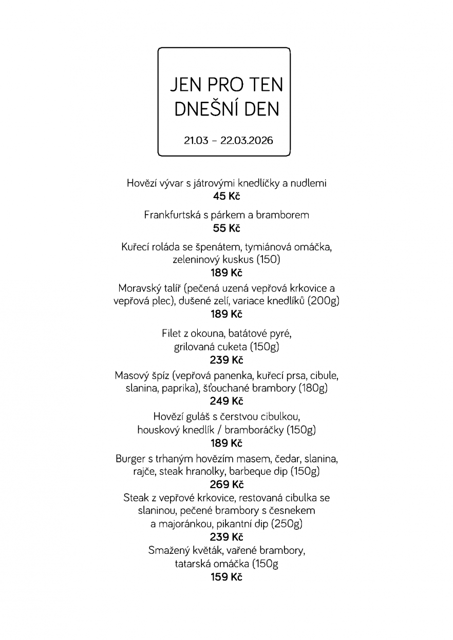 Denní menu