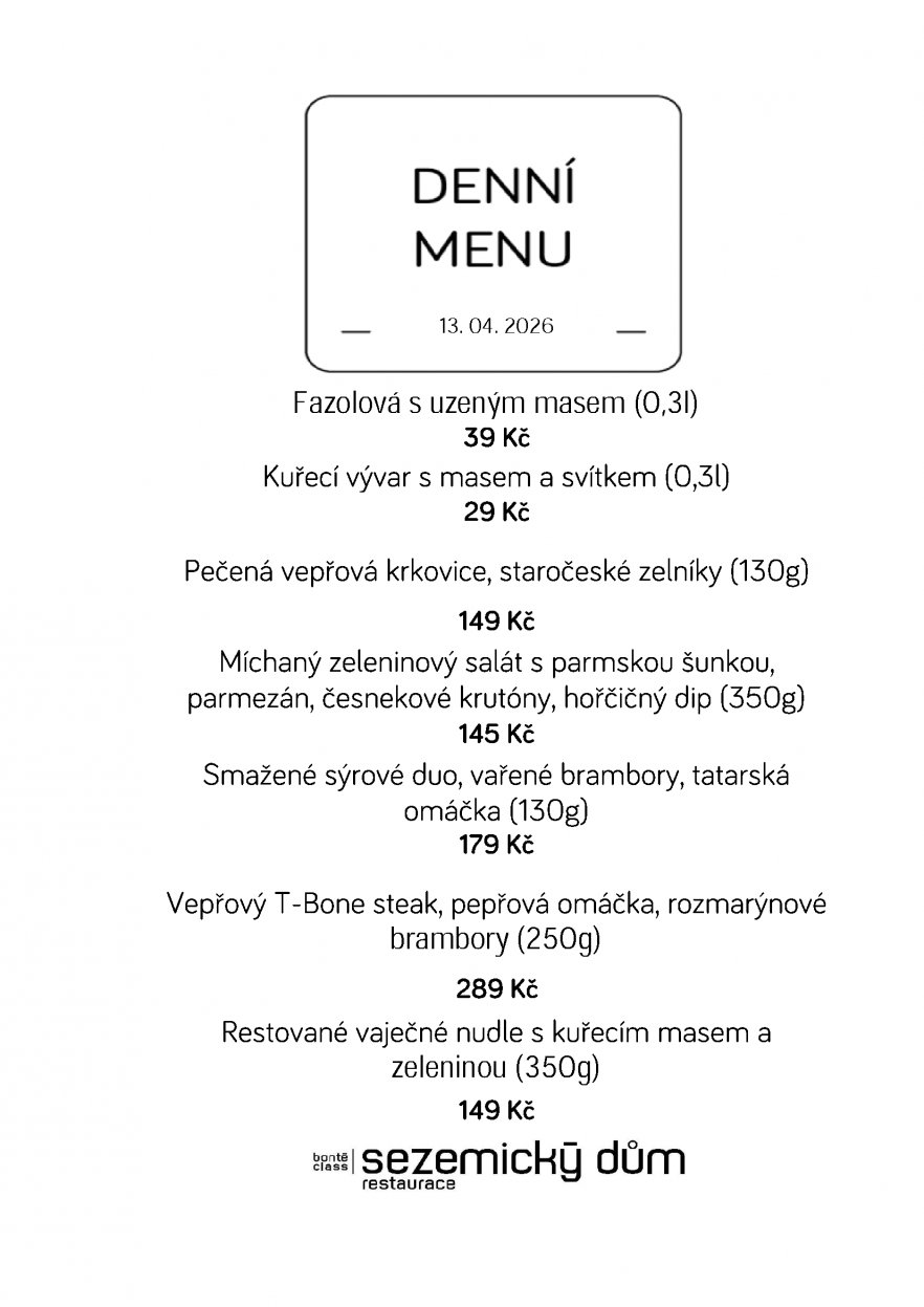Denní menu