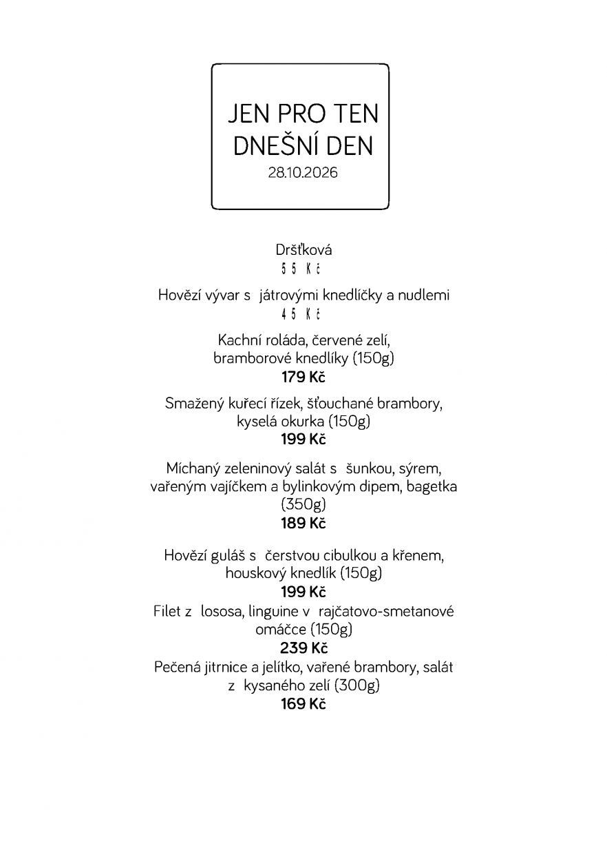 Denní menu