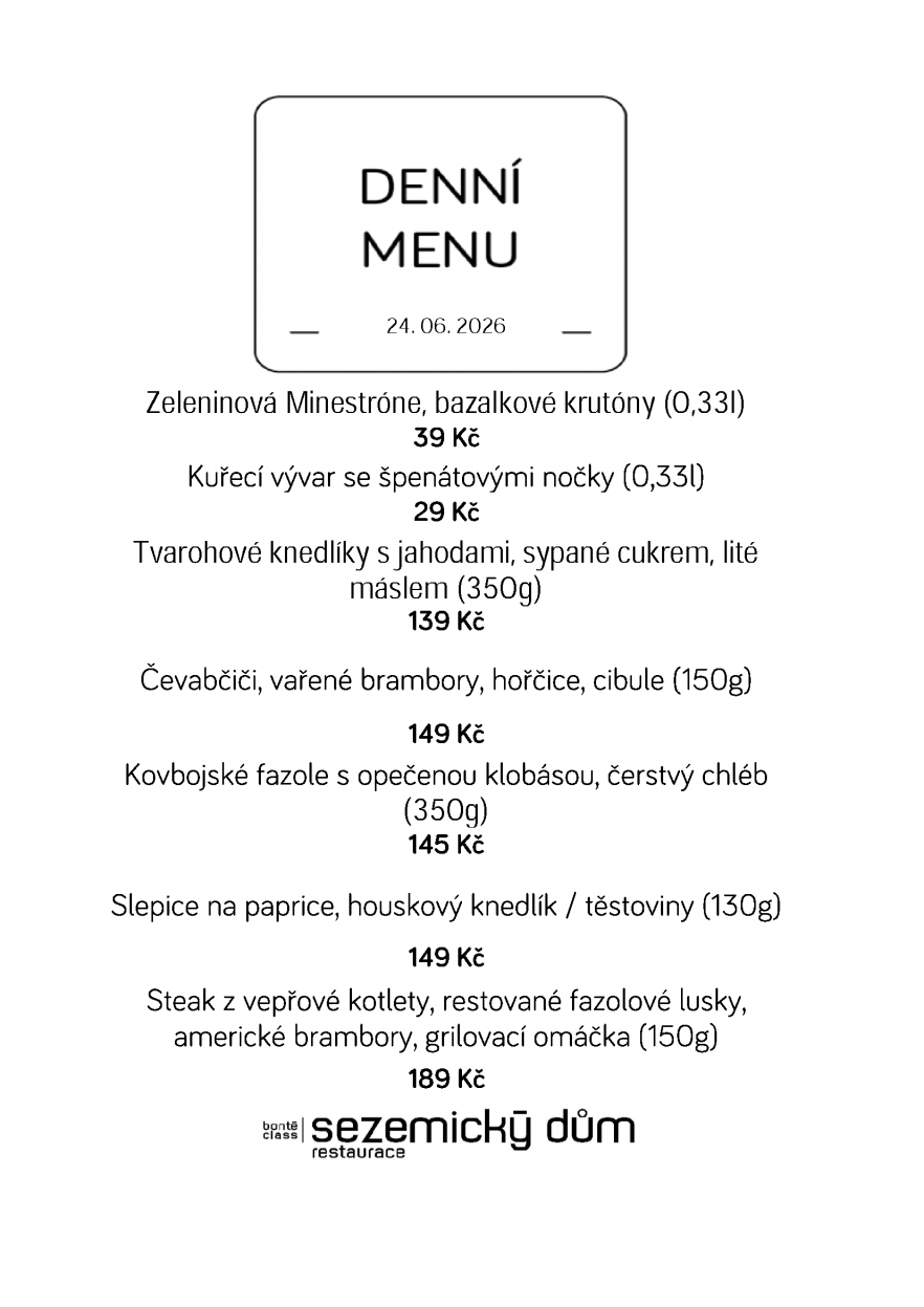 Denní menu