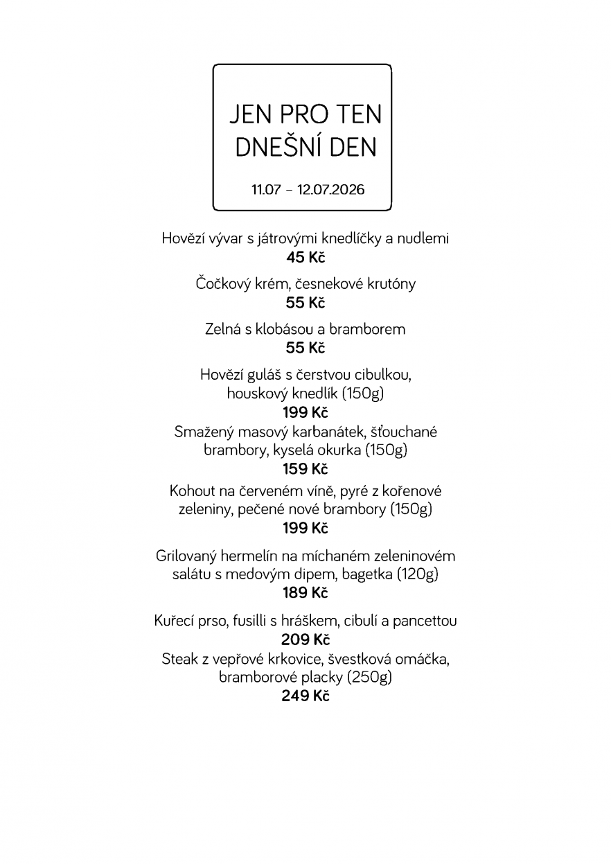 Denní menu