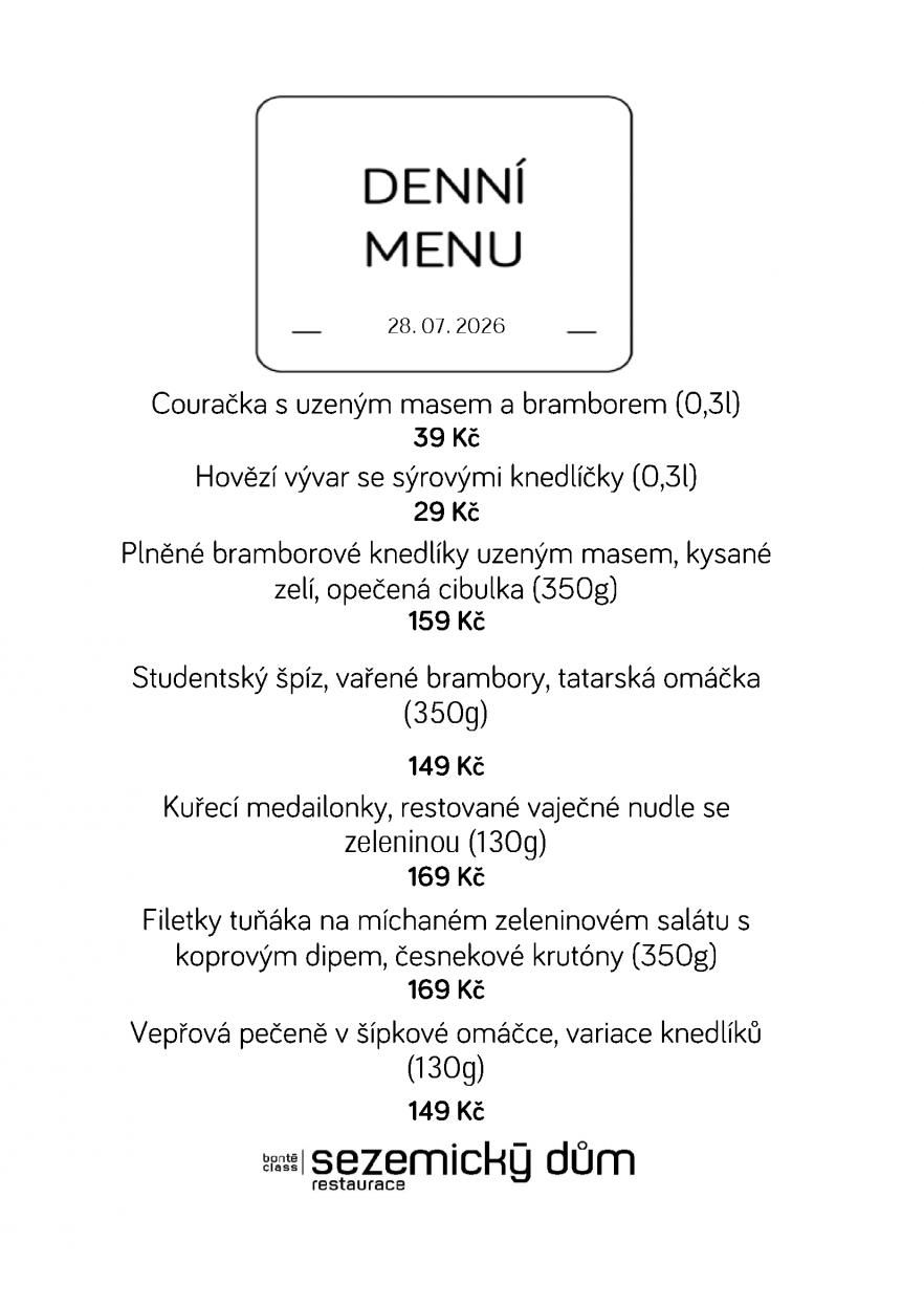 Denní menu