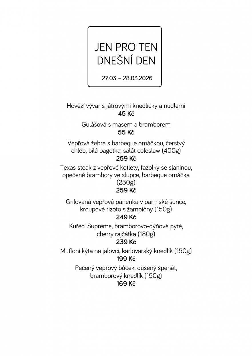 Denní menu