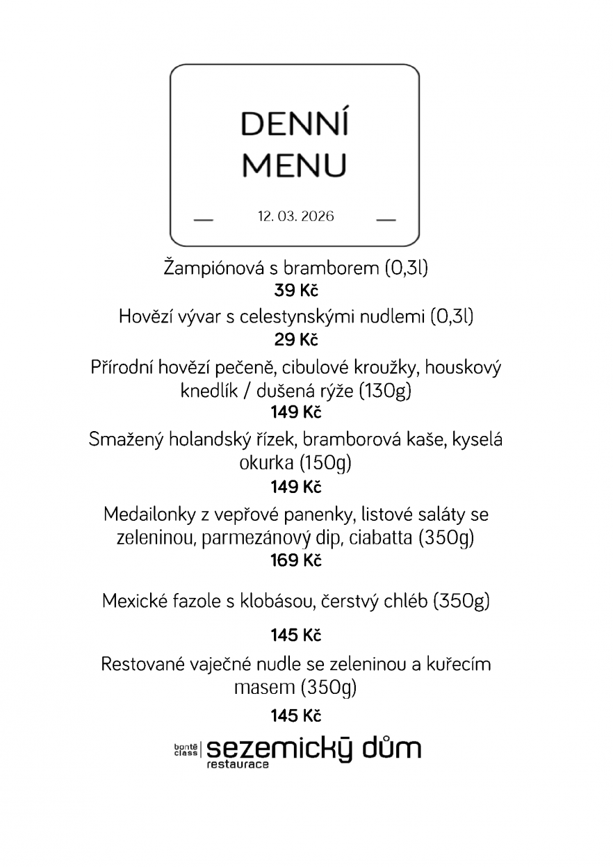 Denní menu