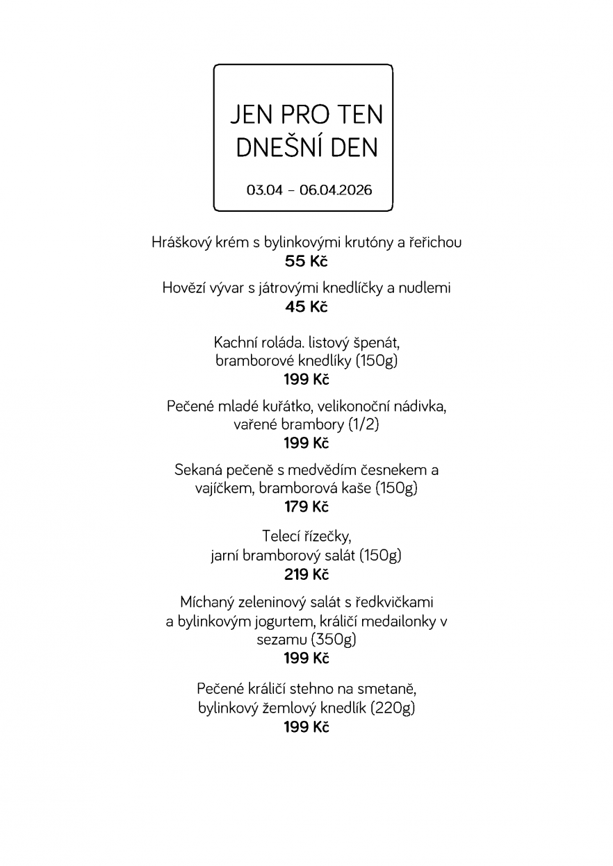 Denní menu