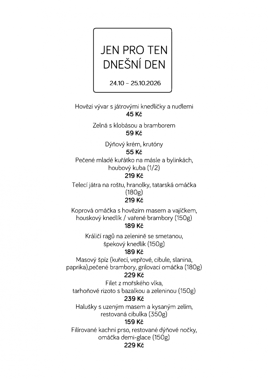Denní menu
