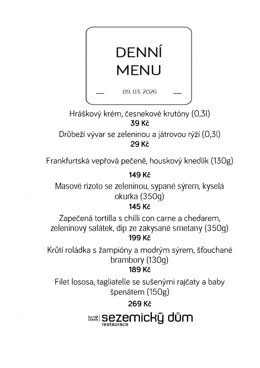 Denní menu