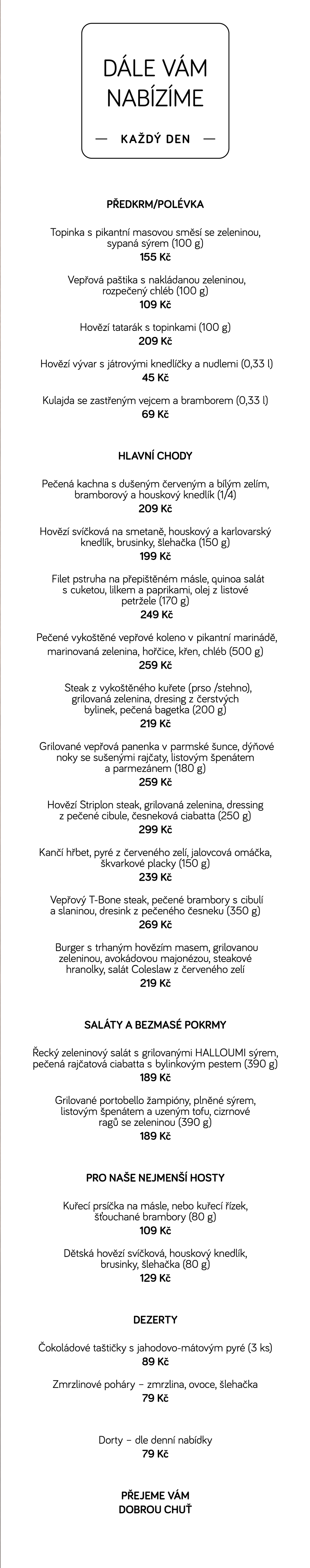 Denní menu
