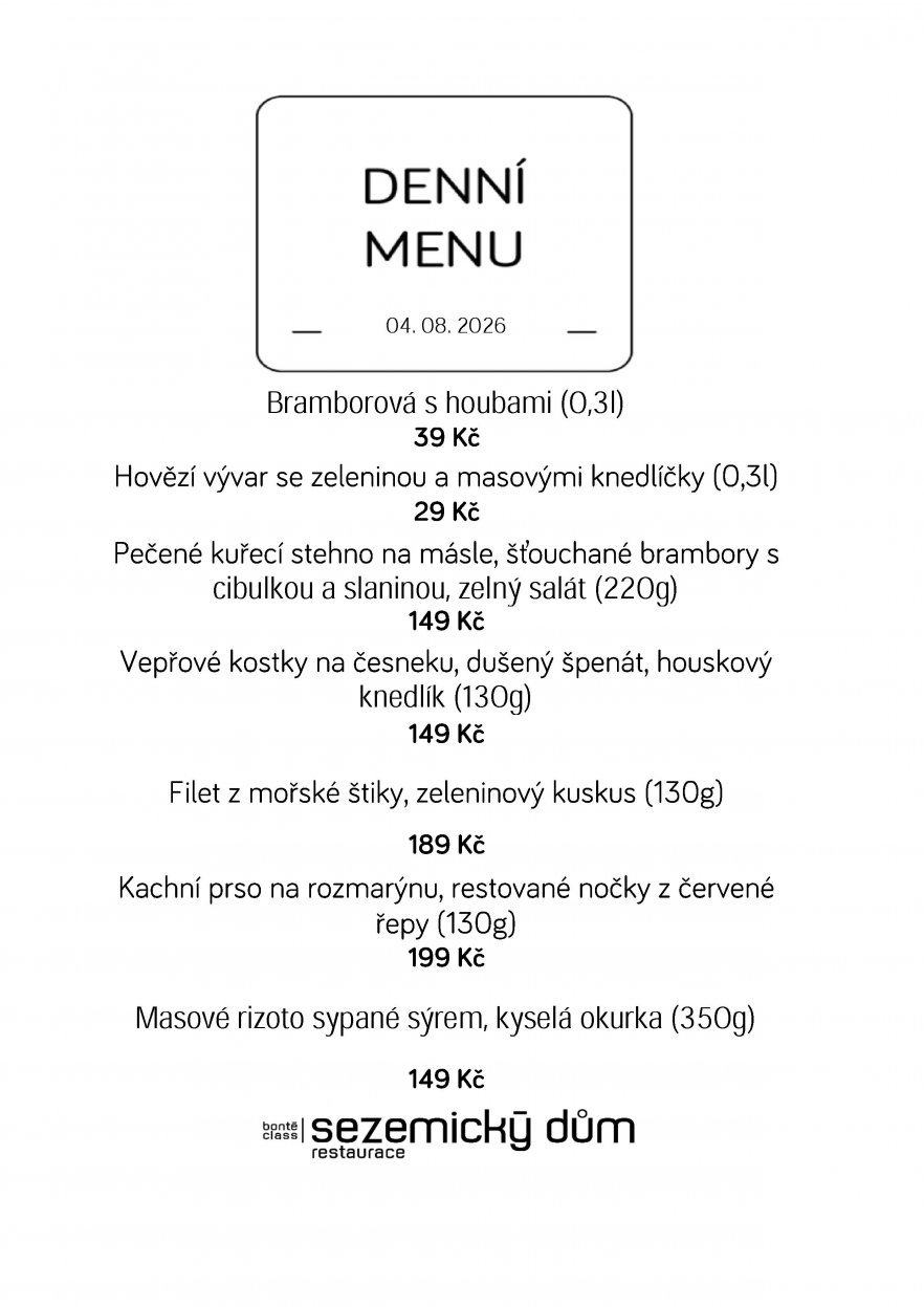 Denní menu