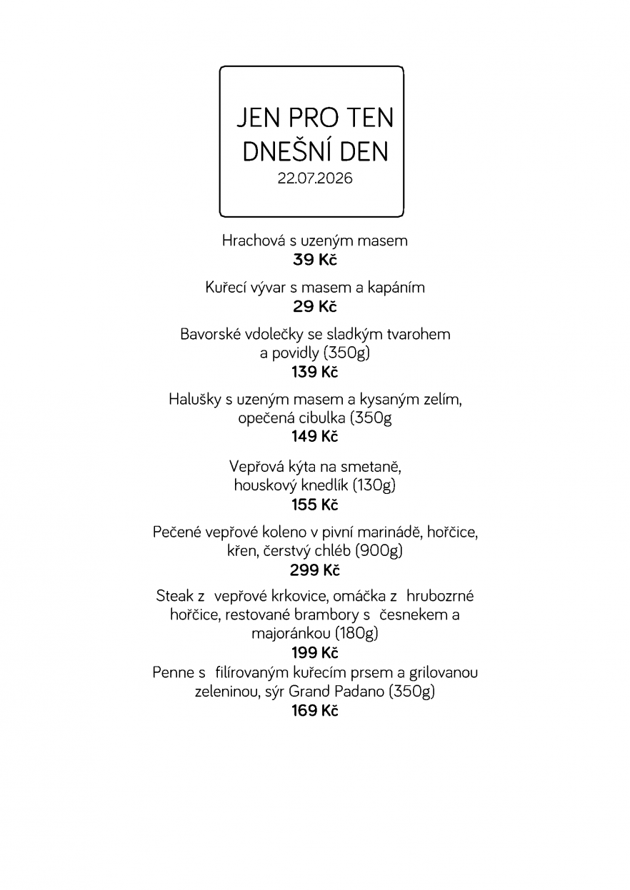Denní menu