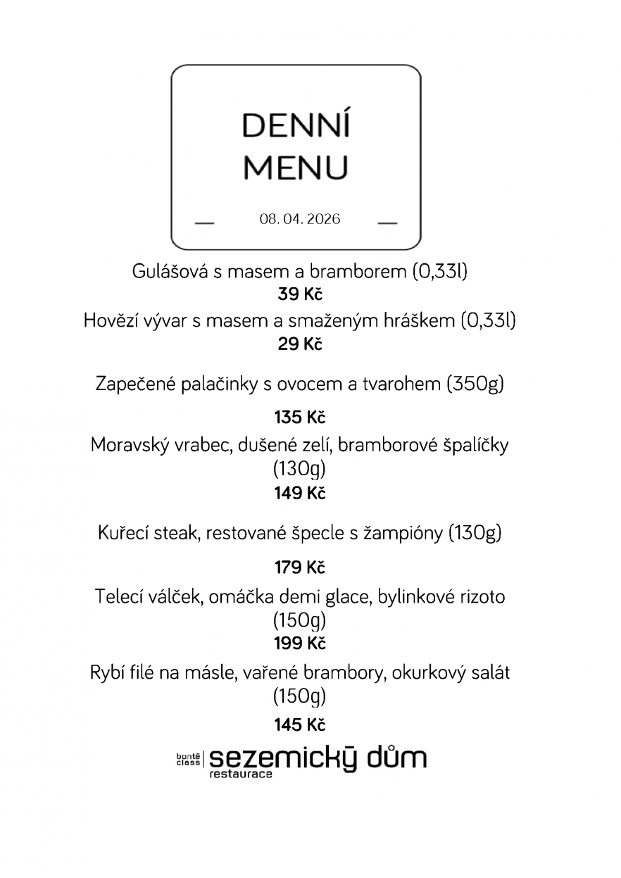 Denní menu