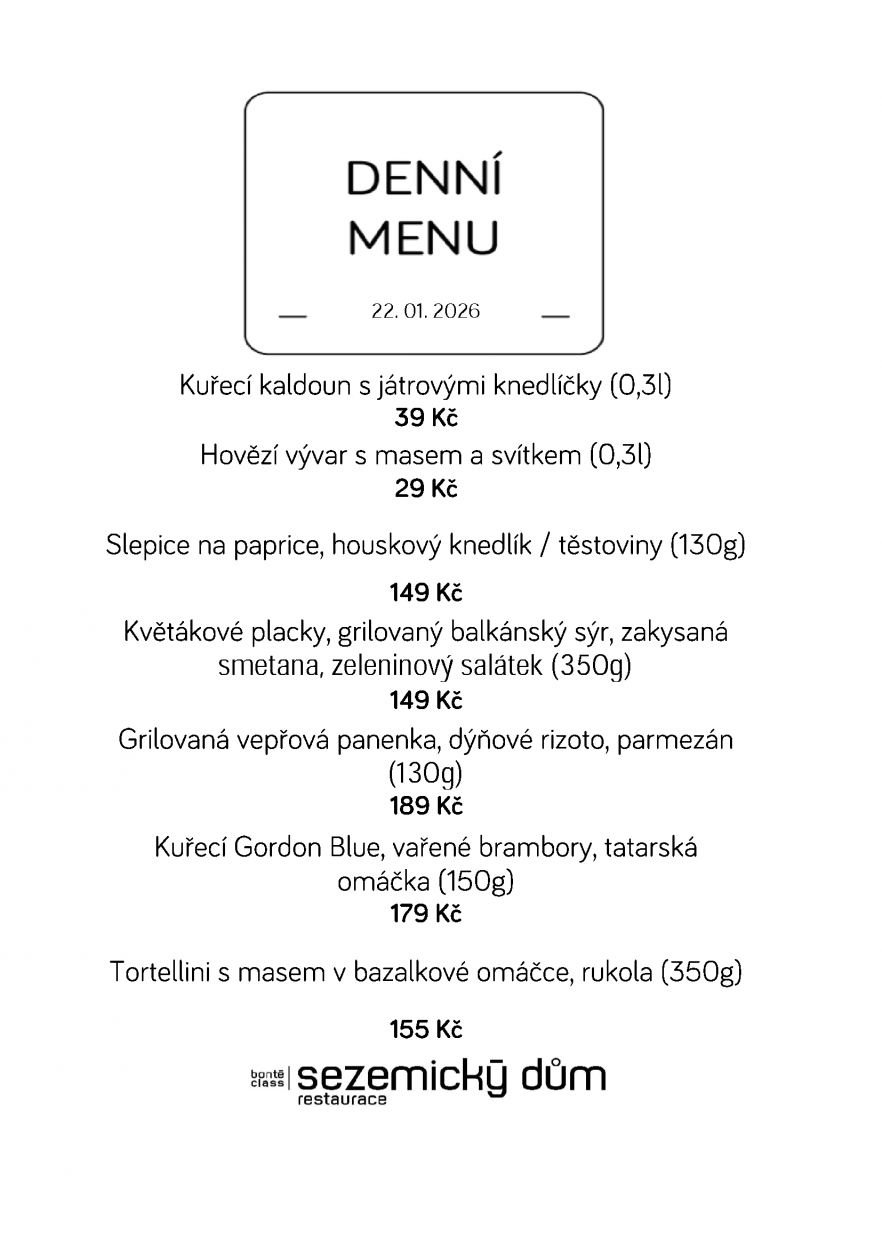 Denní menu