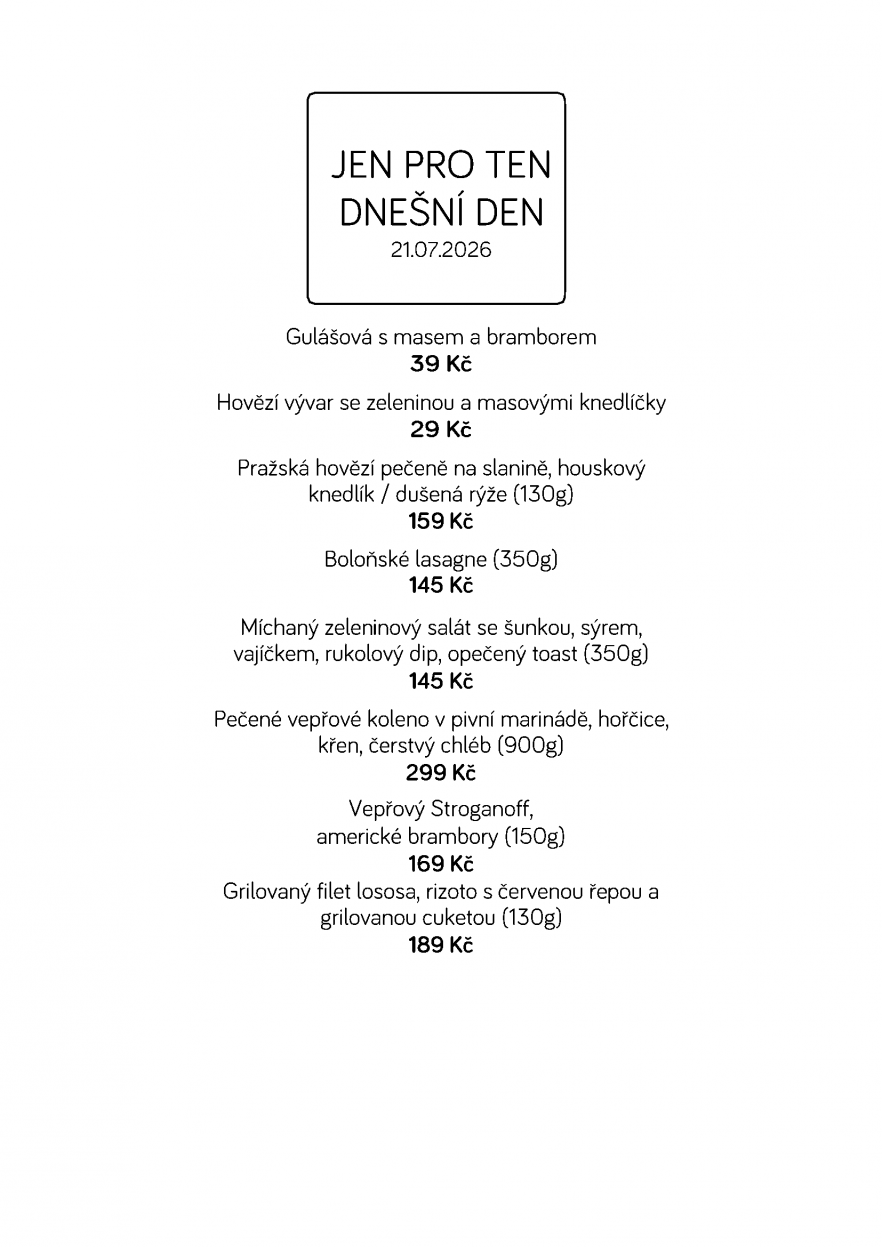 Denní menu