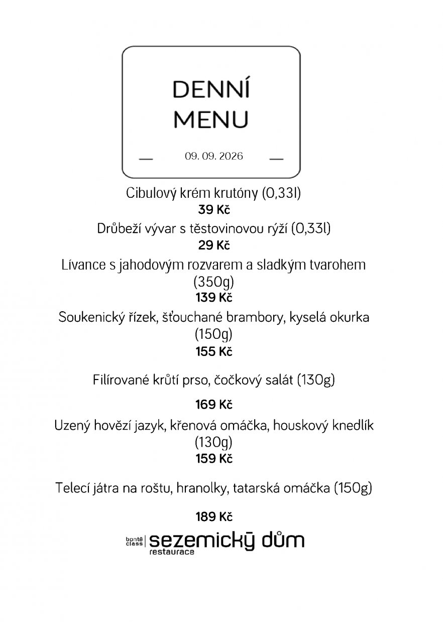 Denní menu
