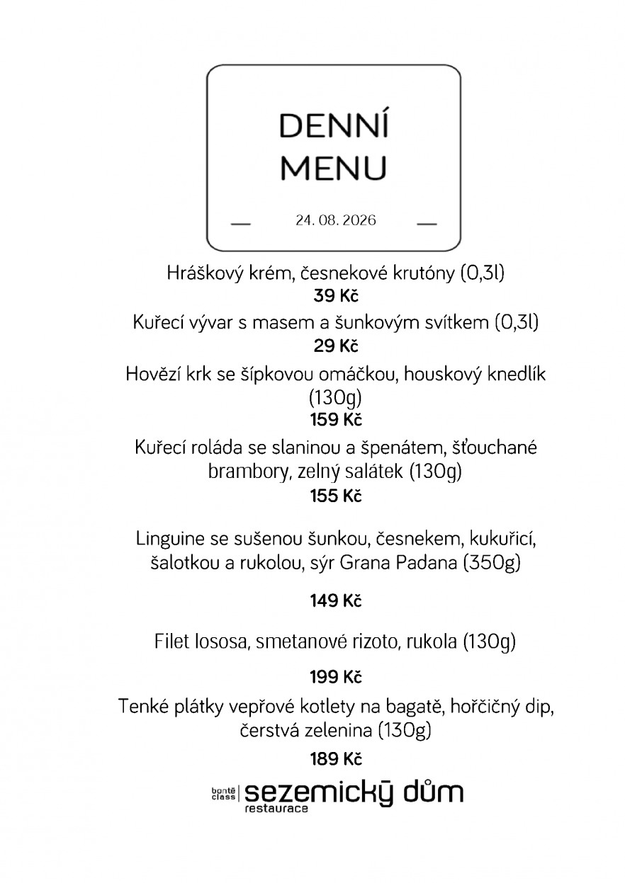Denní menu