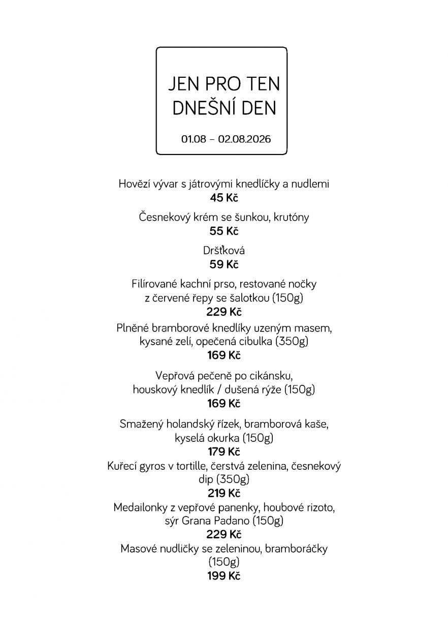 Denní menu