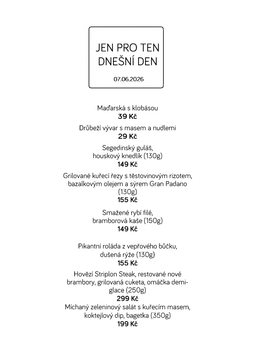 Denní menu
