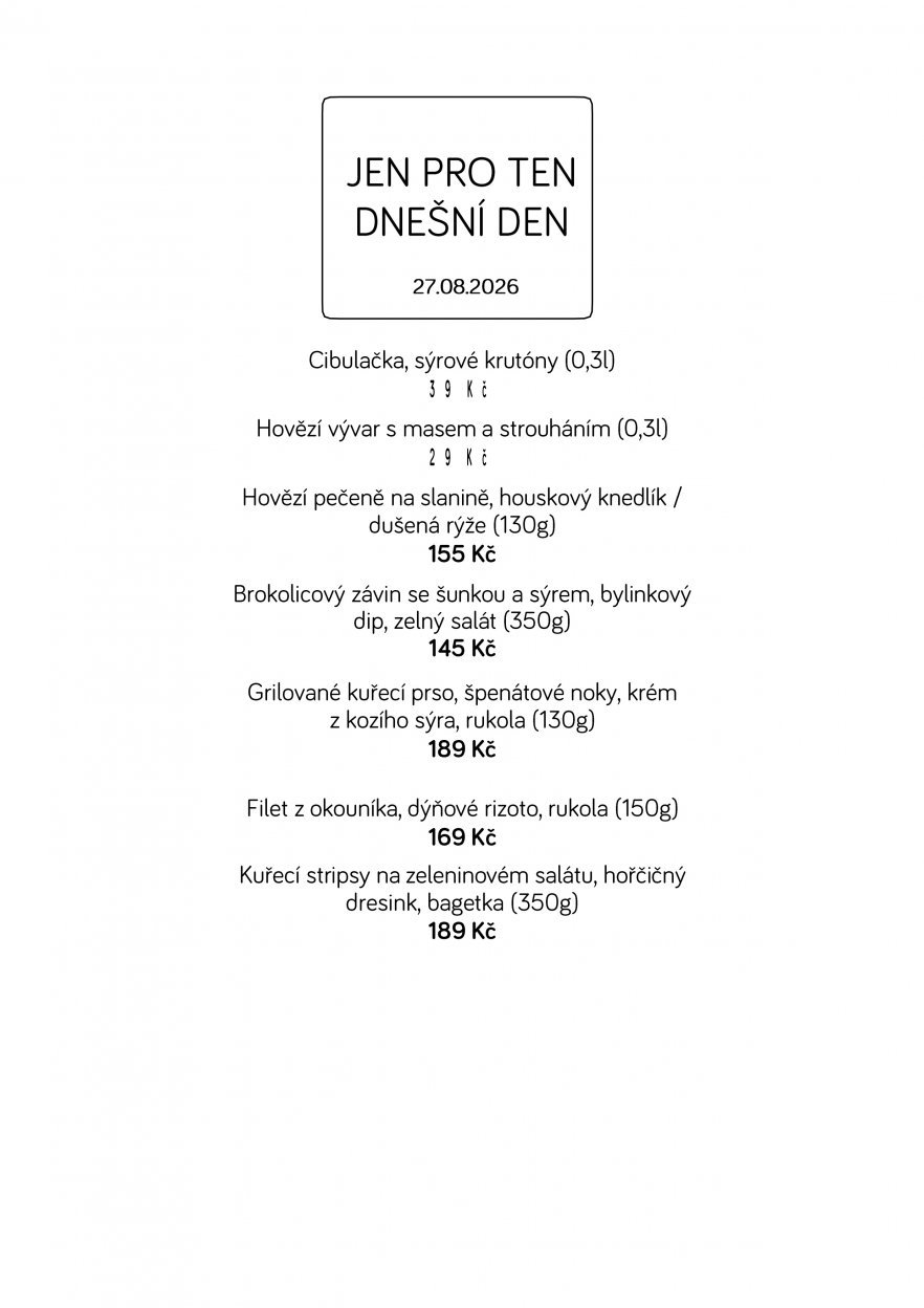 Denní menu