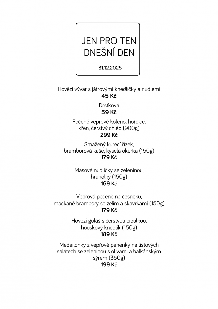 Denní menu