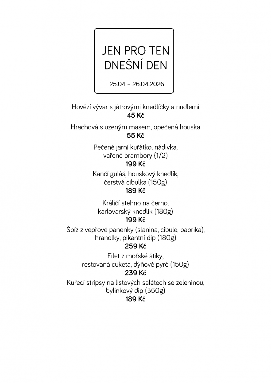 Denní menu
