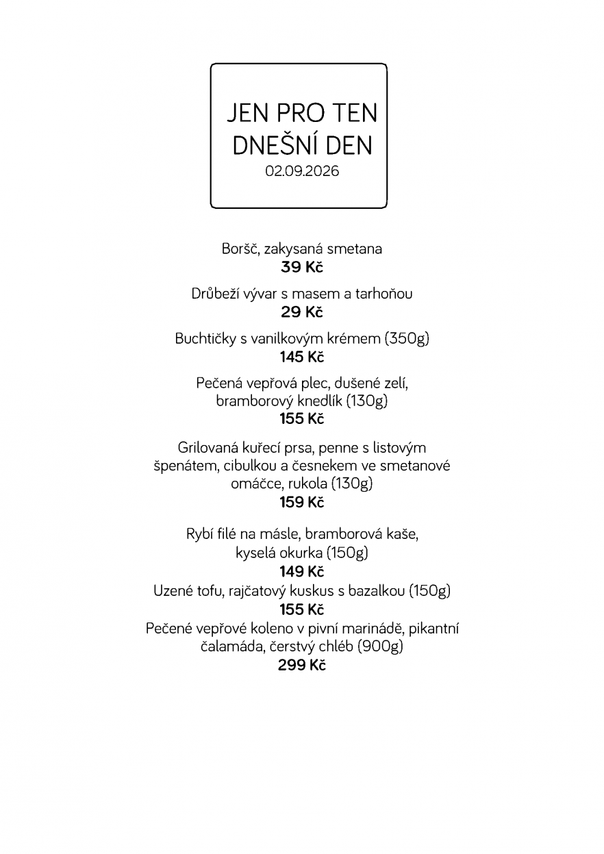 Denní menu