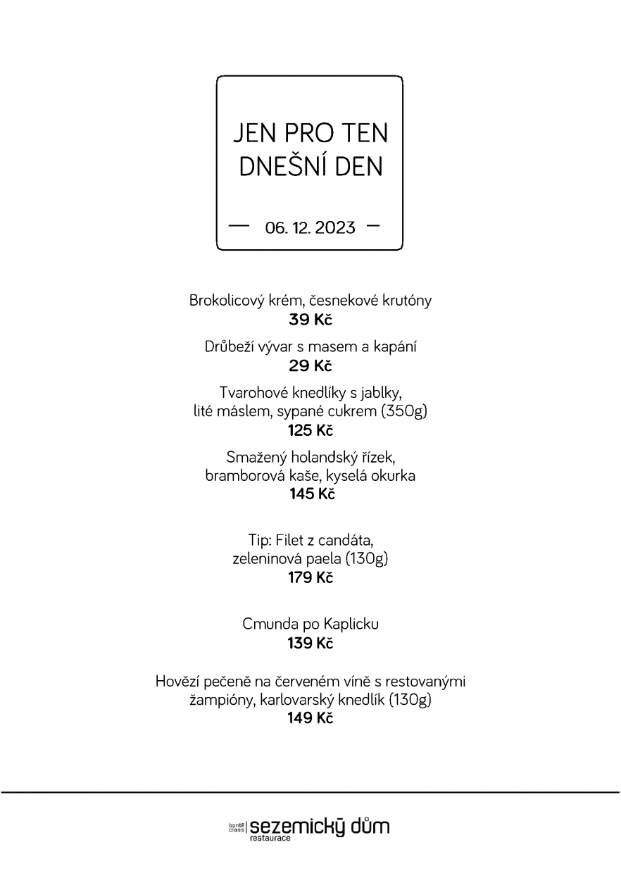 Denní menu