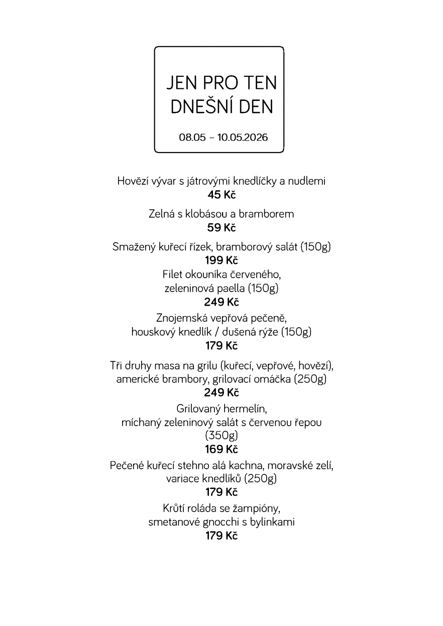 Denní menu