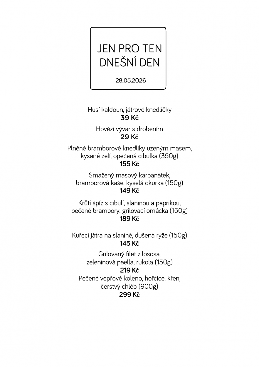 Denní menu