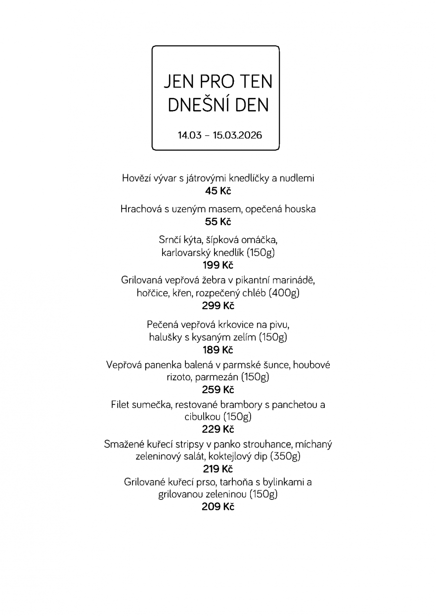 Denní menu