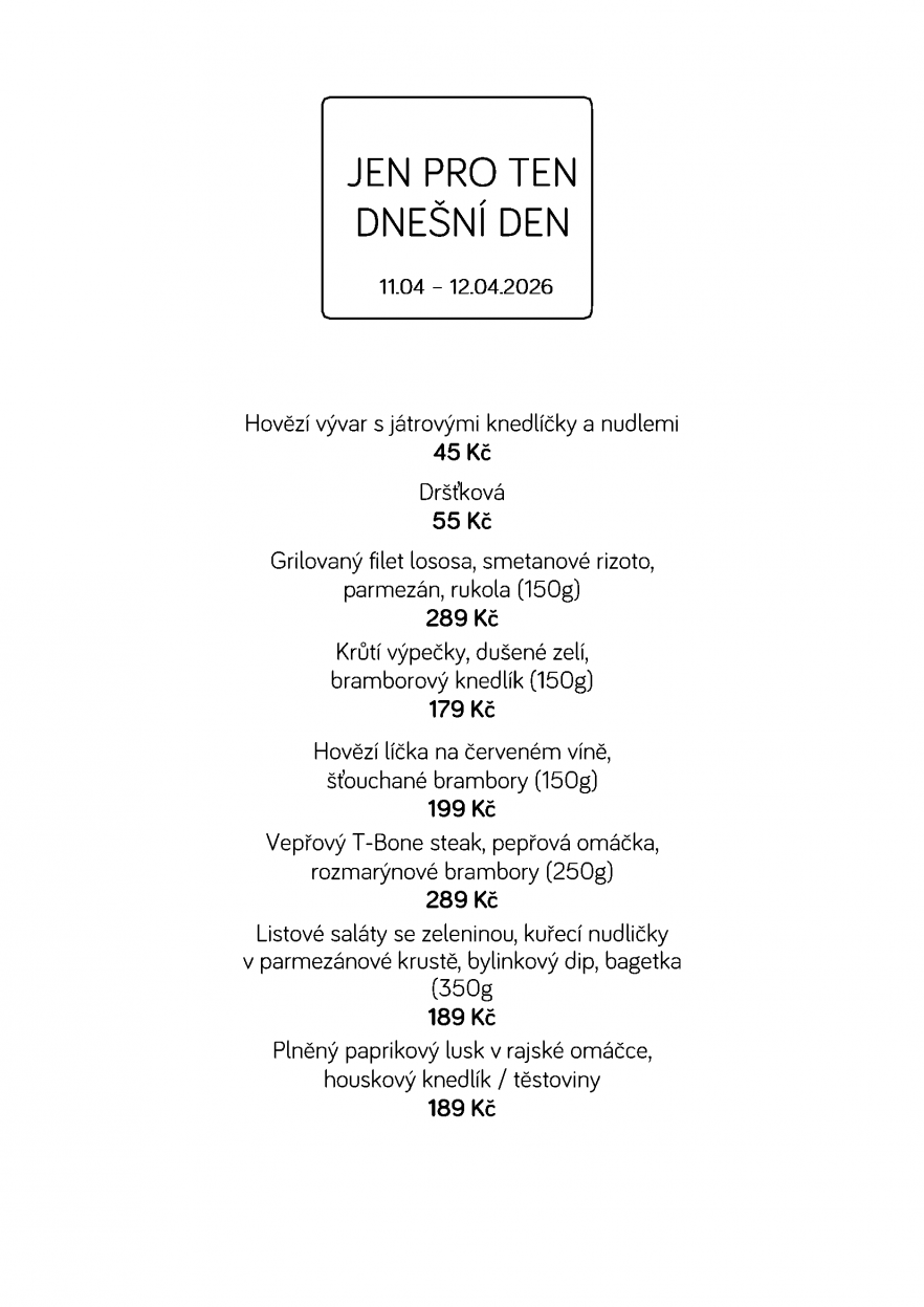 Denní menu