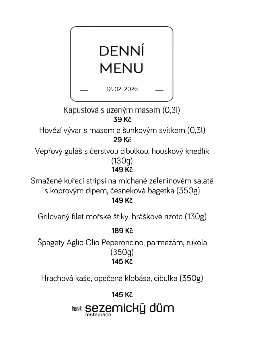Denní menu