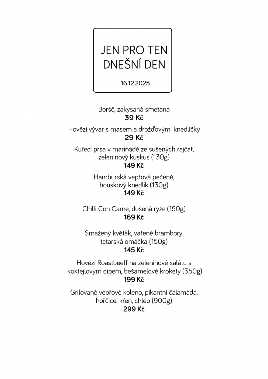 Denní menu