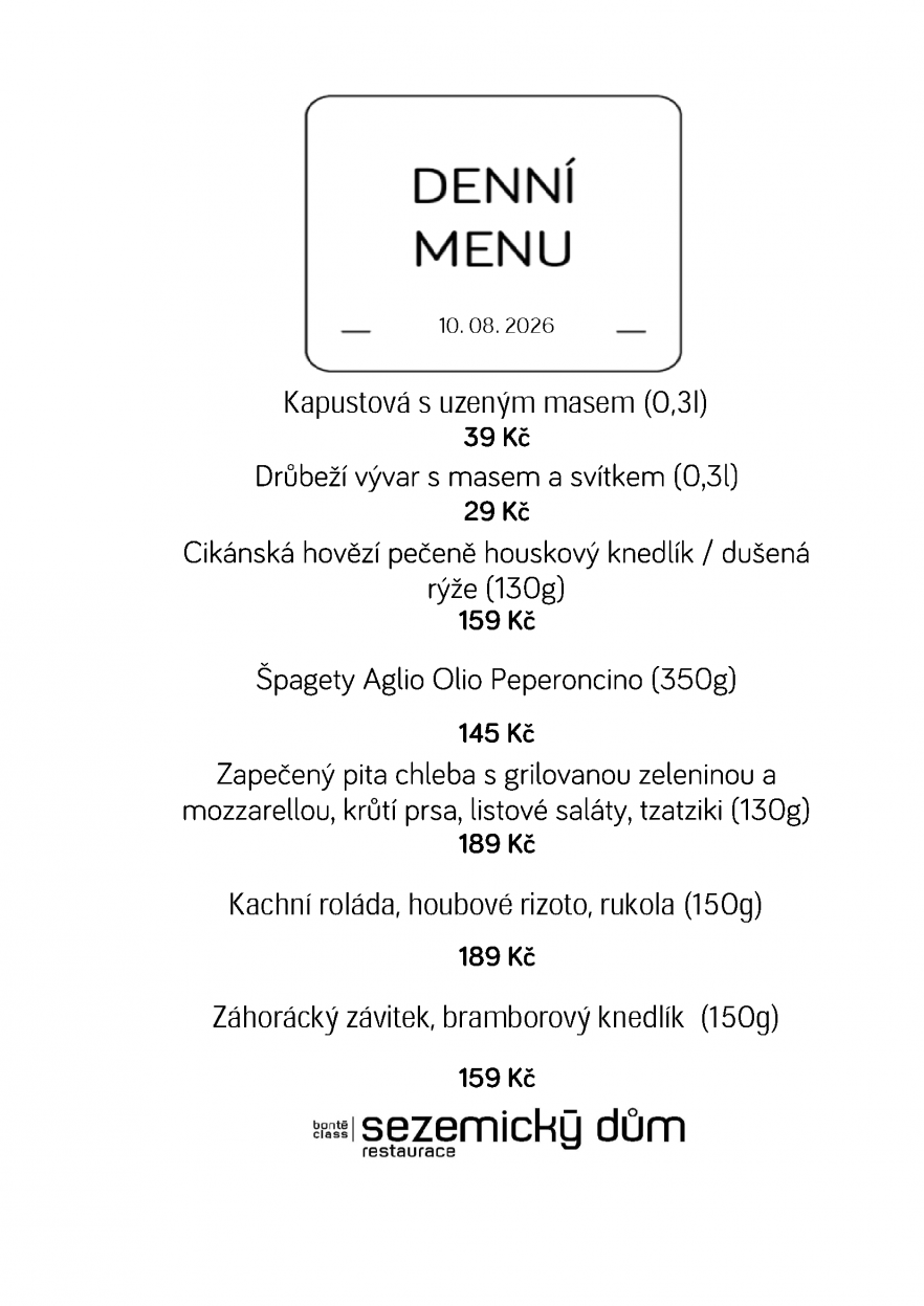 Denní menu
