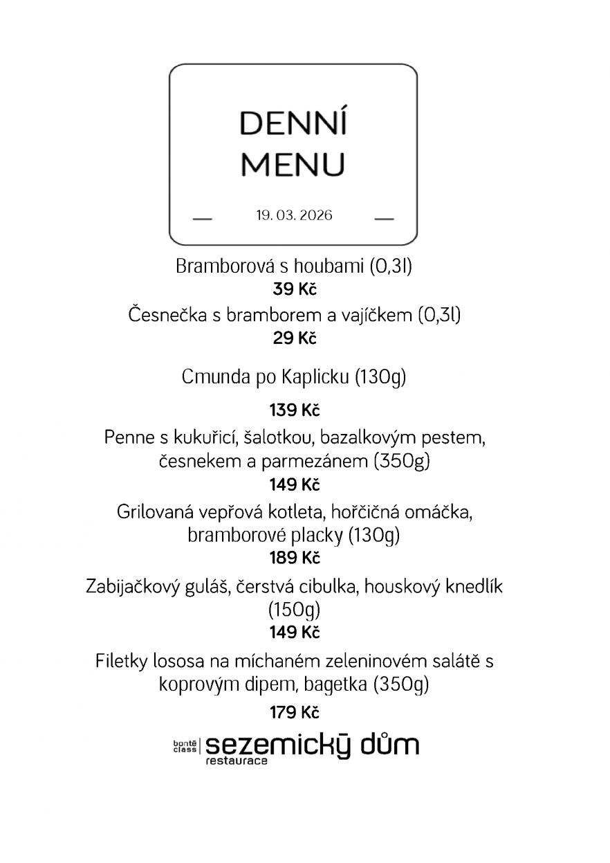 Denní menu
