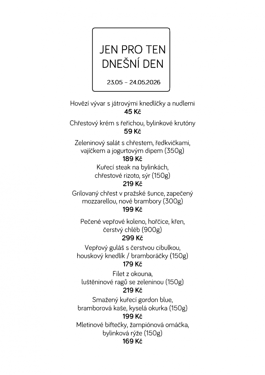 Denní menu
