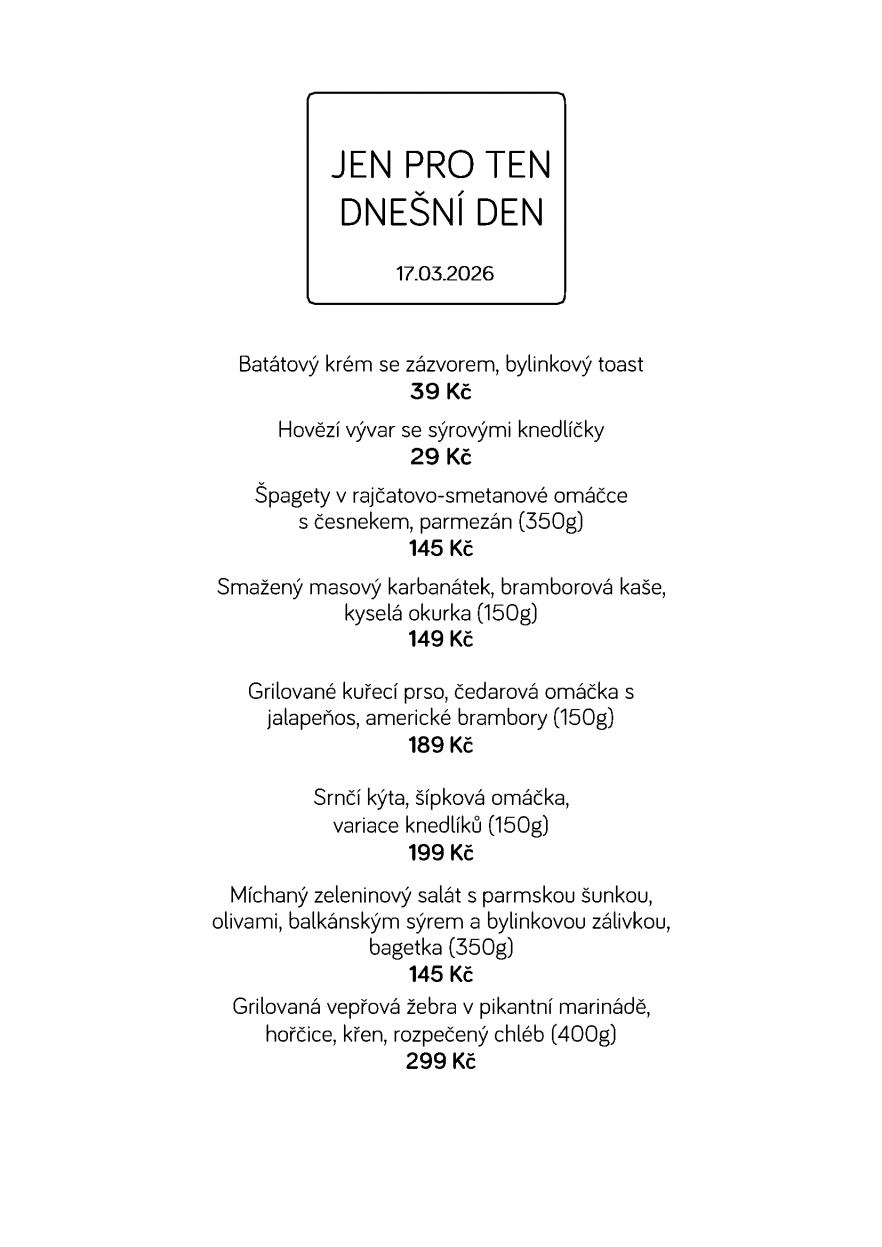 Denní menu