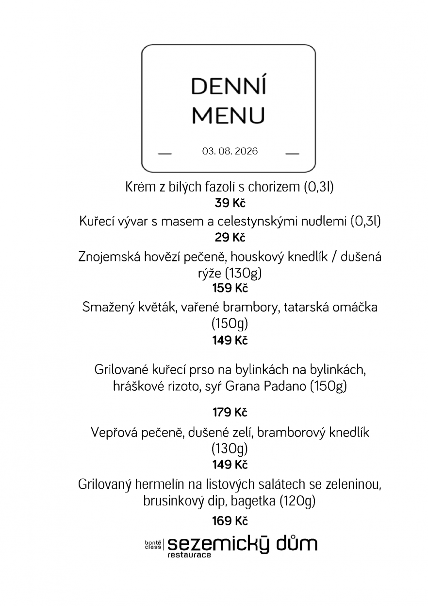 Denní menu