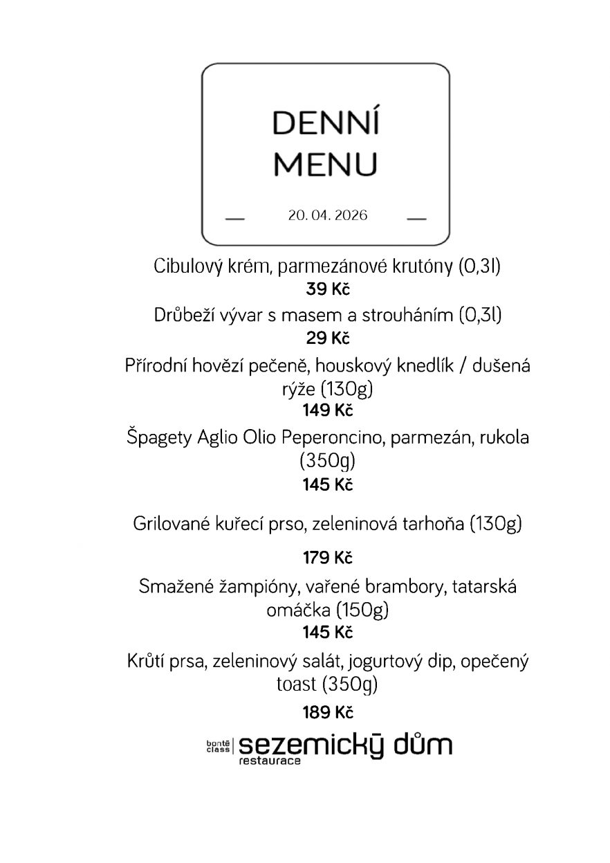 Denní menu